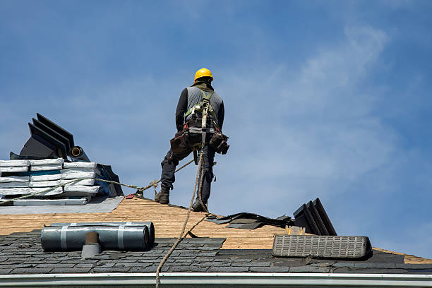 Professional Roof Installation technician working in Williamston, NC